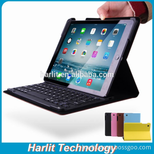 Hot Sell Leather Case Bluetooth Keyboard For iPad Air , Bluetooth Keyboard With Leather Case For iPad Air